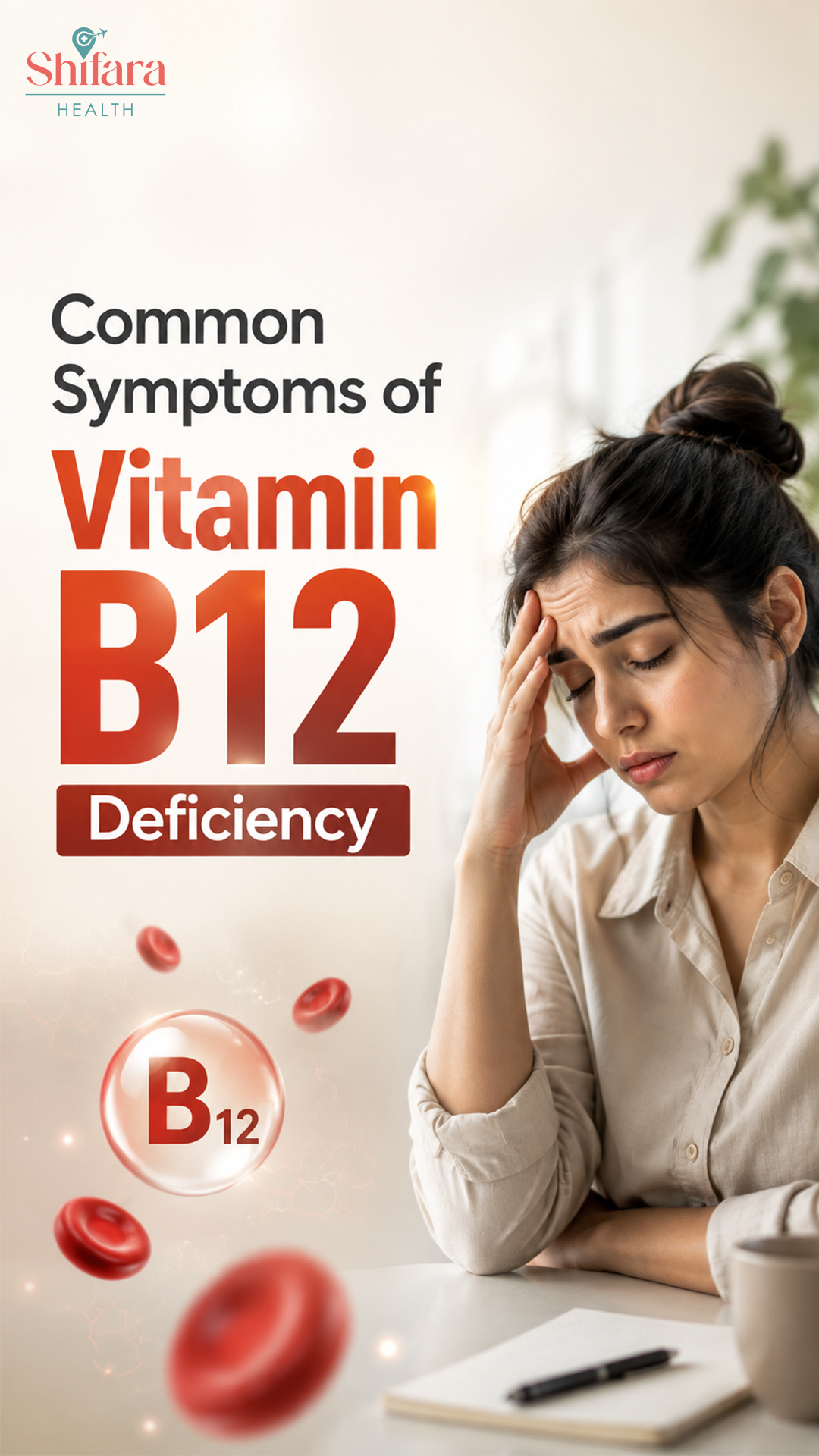 Common Symptoms of Vitamin B12 Deficiency